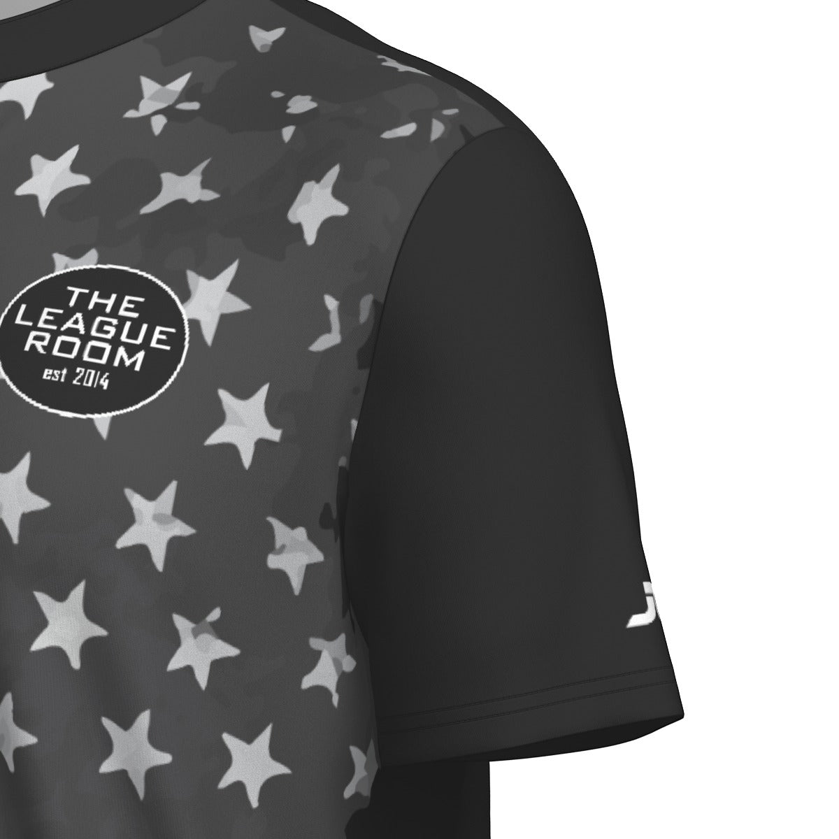 The League Room USA Flag Sports Collar Jersey