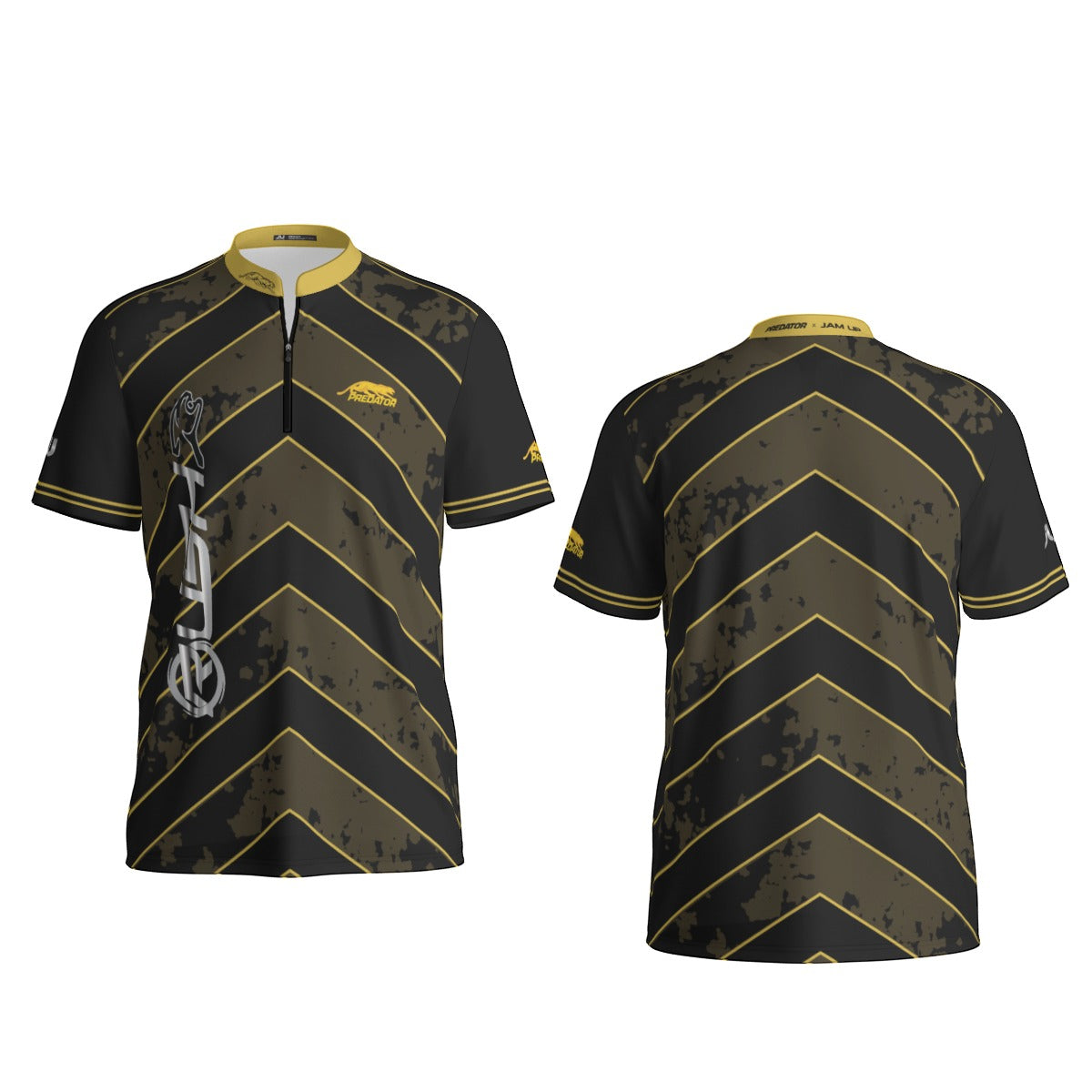 RUSH GOLD Men's Sports Collar Jersey