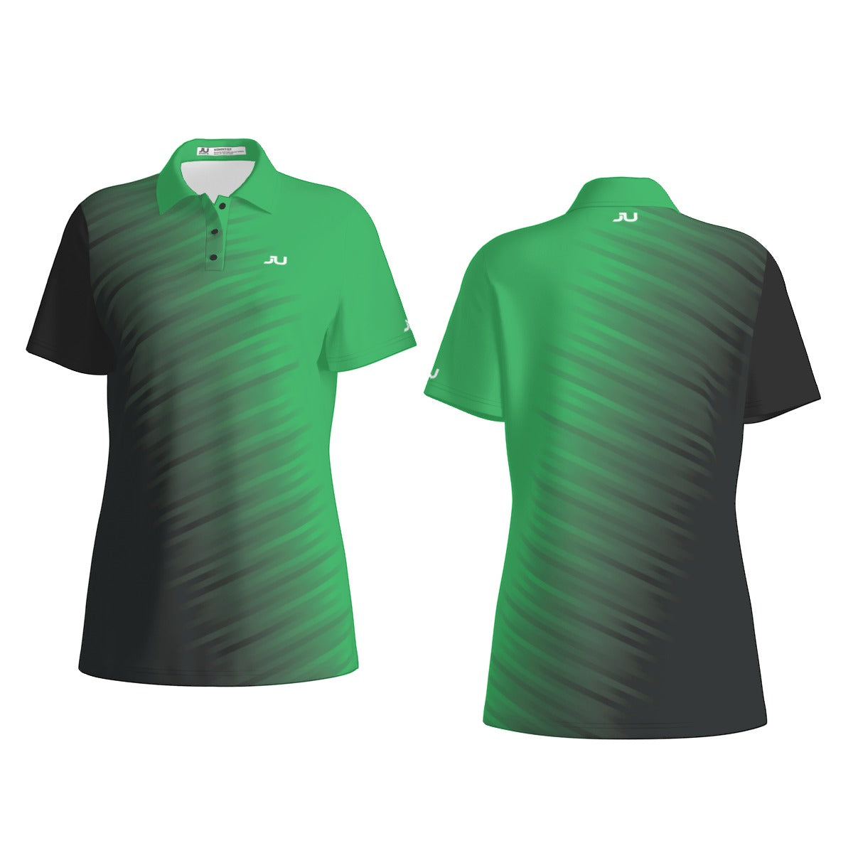 JUS Crossfade Green Women's Polo