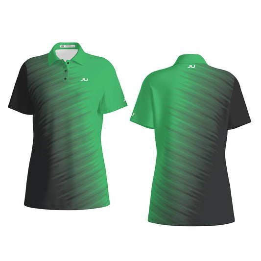 JUS Crossfade Green Women's Polo