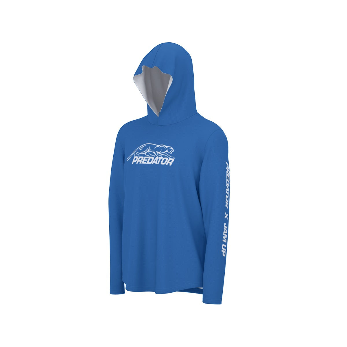 Predator Blue Lightweight Hooded Jersey