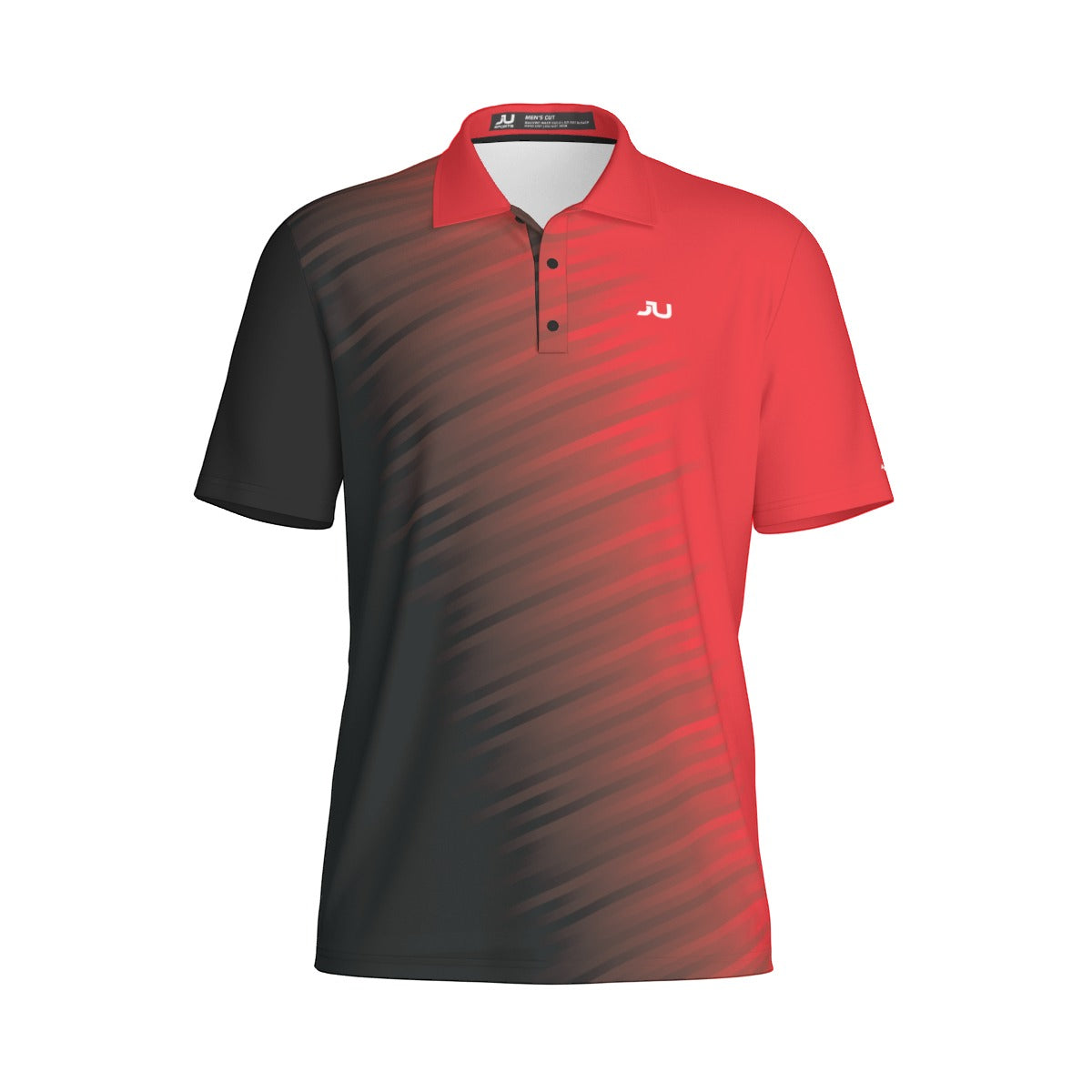 JUS Crossfade Red Men's Polo