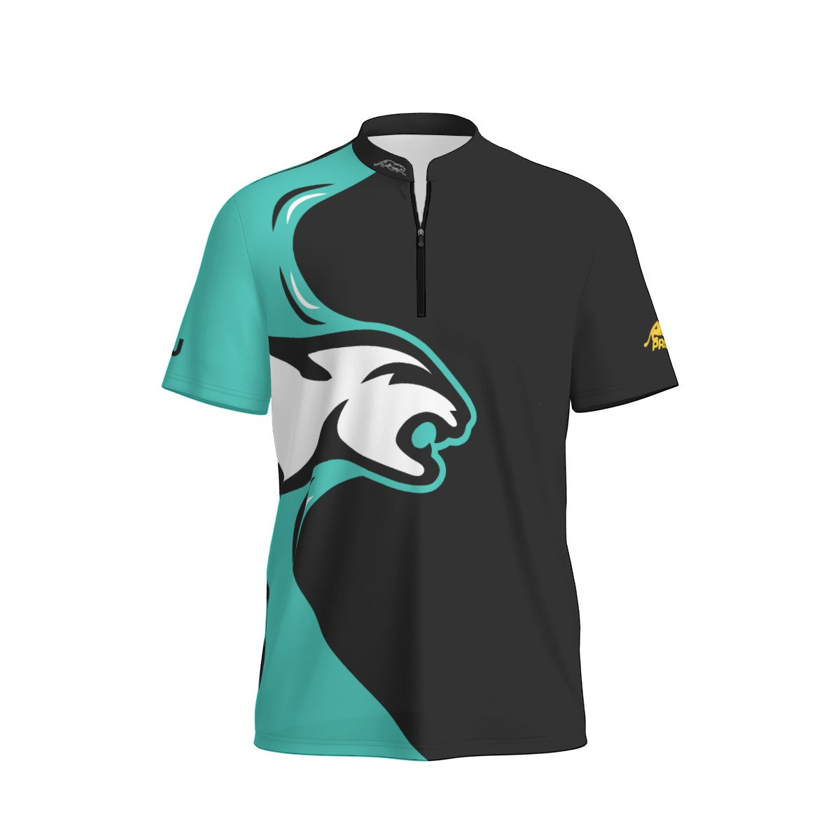 Strike Teal Men's Sports Collar Jersey
