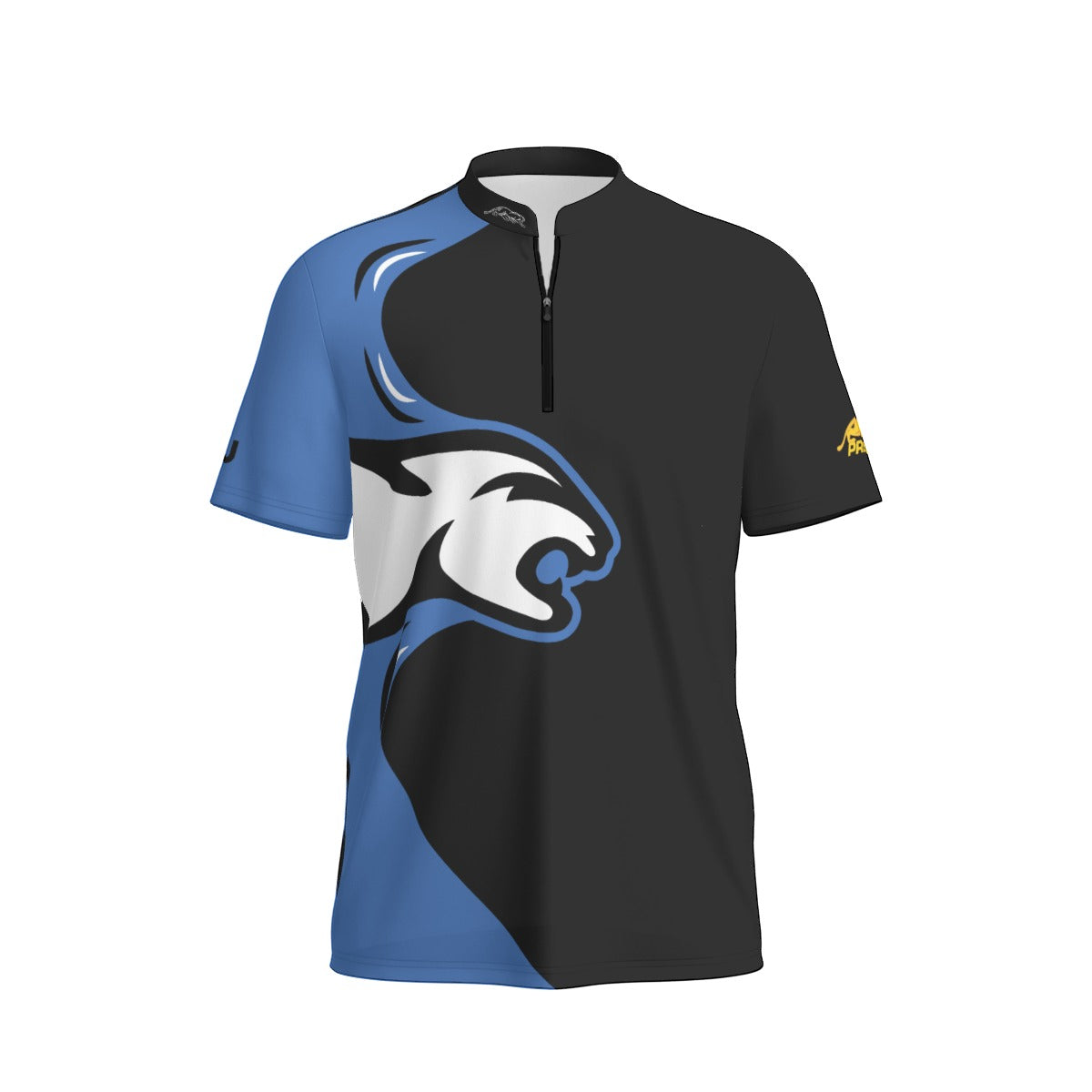 Strike Blue Men's Sports Collar Jersey