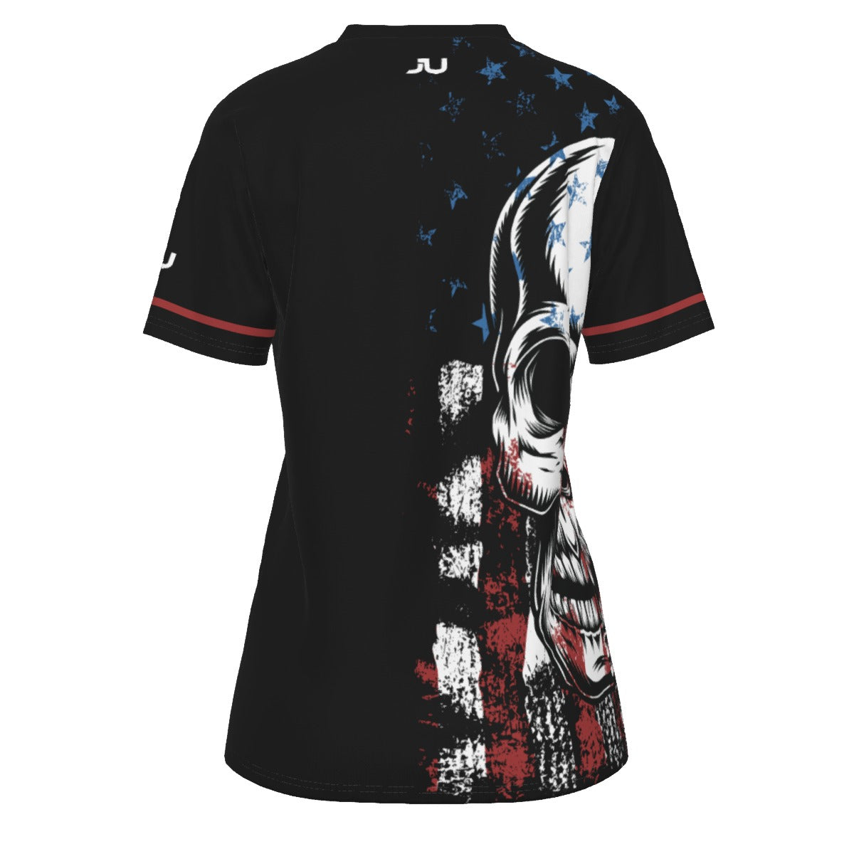 USA Skull Women's Crew Neck