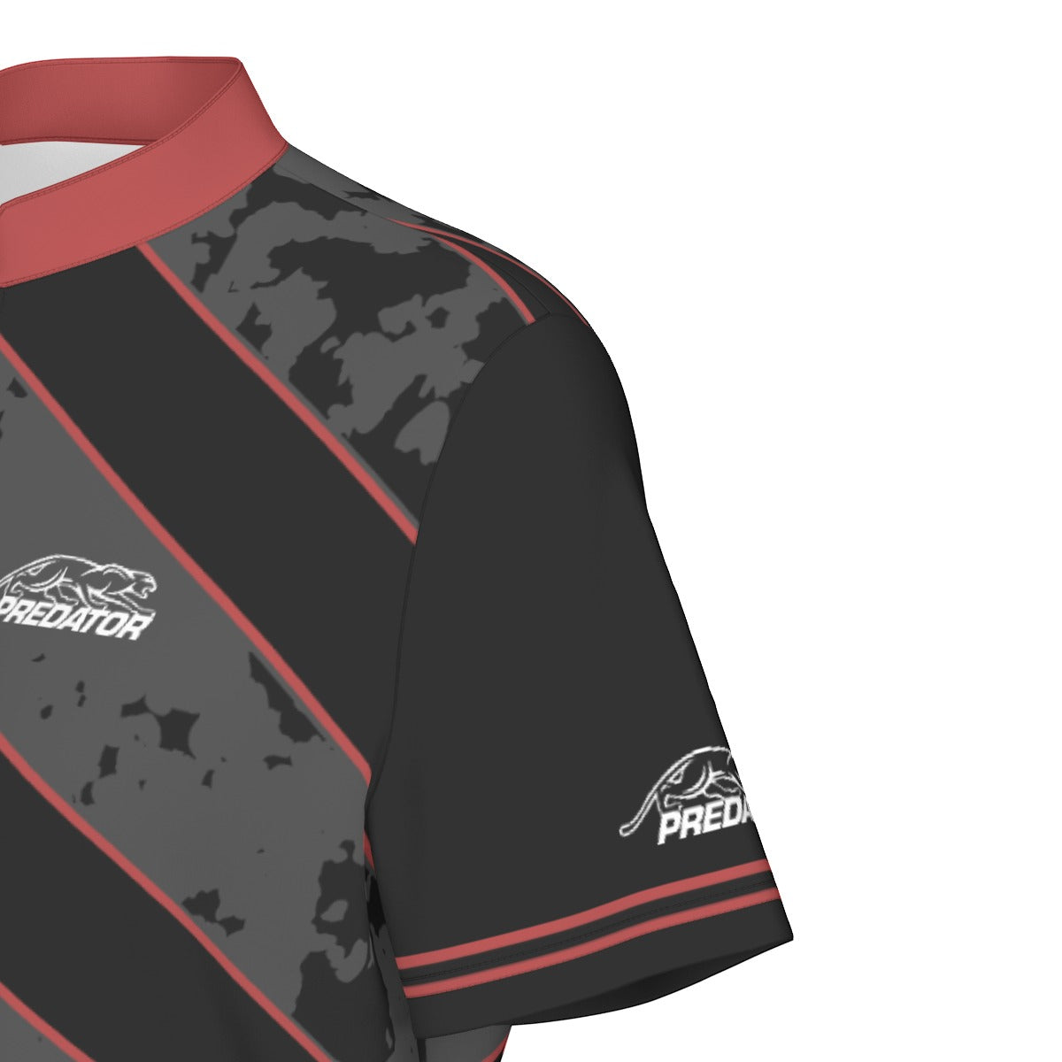 Predator Rush Women's Sport Collar Jersey - Red