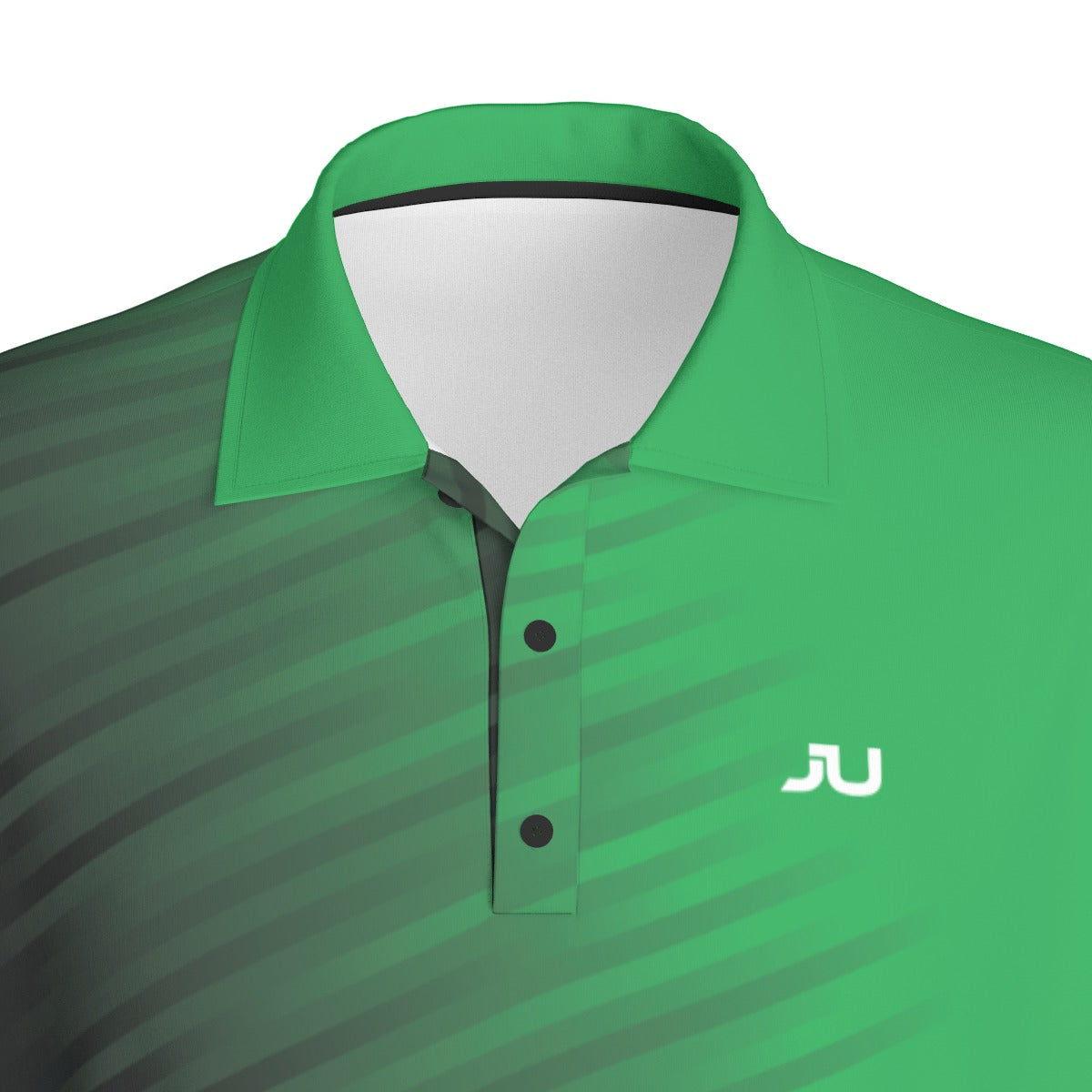 JUS Crossfade Green Men's Polo
