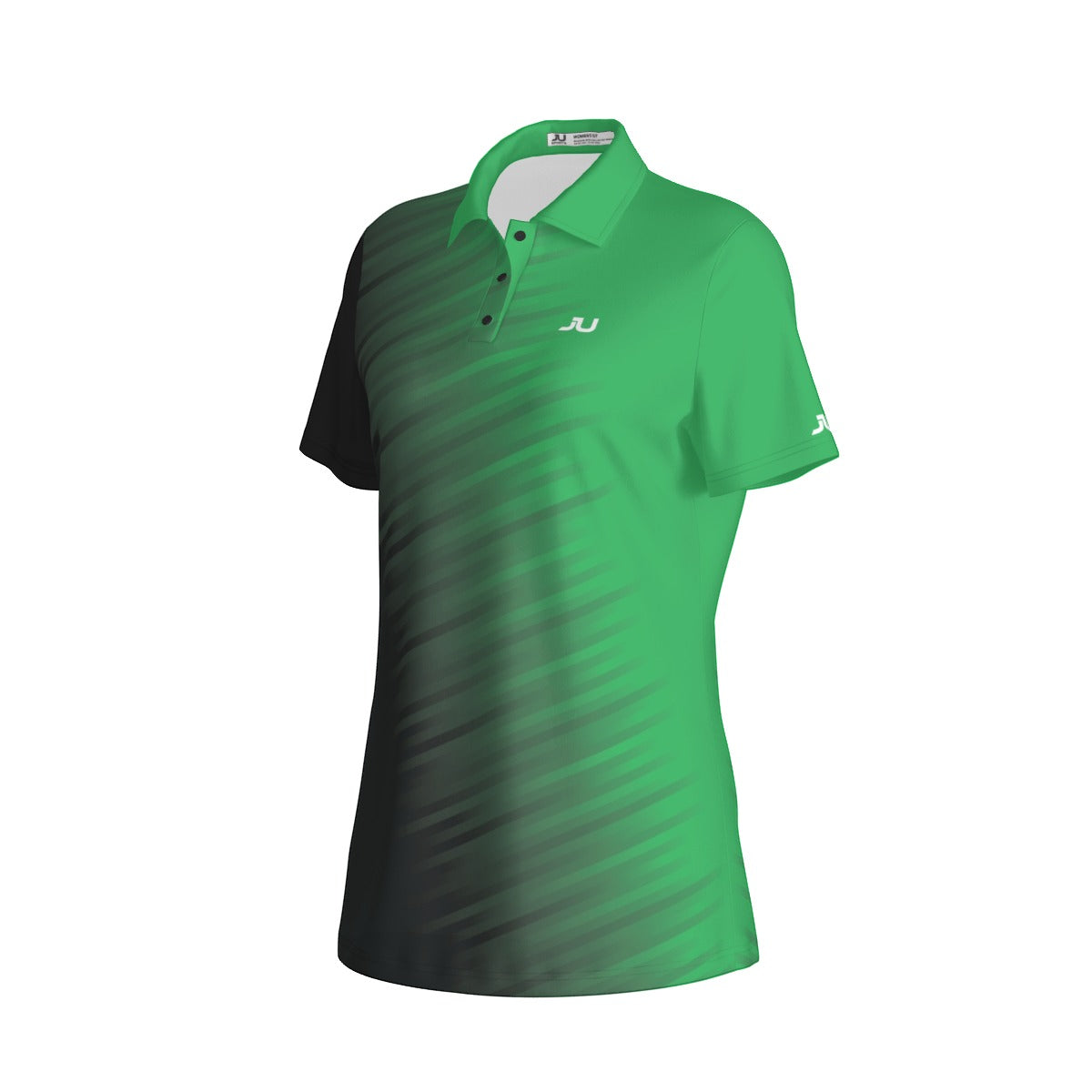 JUS Crossfade Green Women's Polo