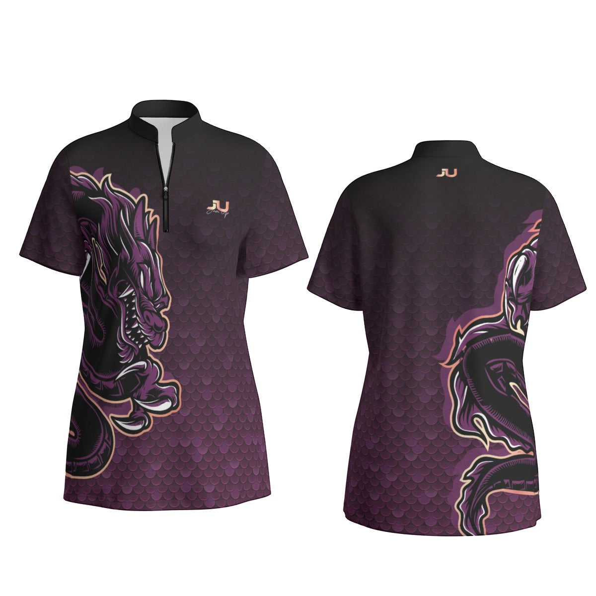 Dragon Maroon Women's Sport Collar