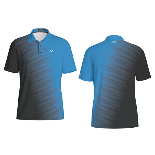 JUS Crossfade Blue Men's Polo