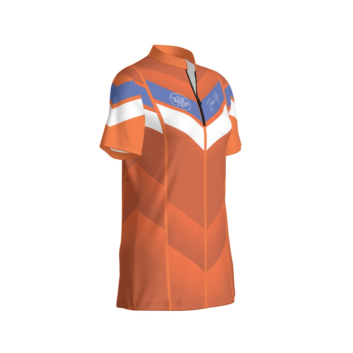 The League Room Shield Orange Women's Sport Collar