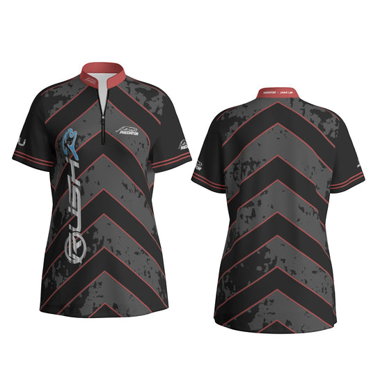 Predator Rush Red Women's Sport Collar Jersey