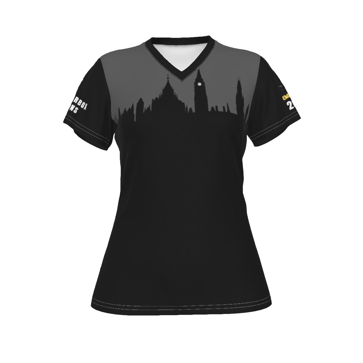 TailGators Ottawa Gray V-neck Women's T-shirt