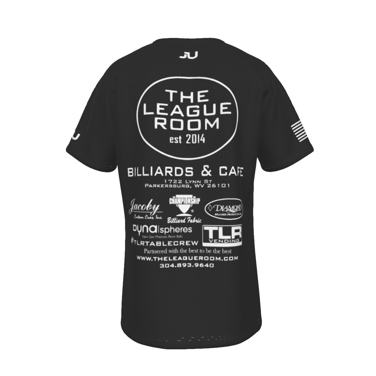 The League Room USA Flag Men's Crew Neck T-Shirt