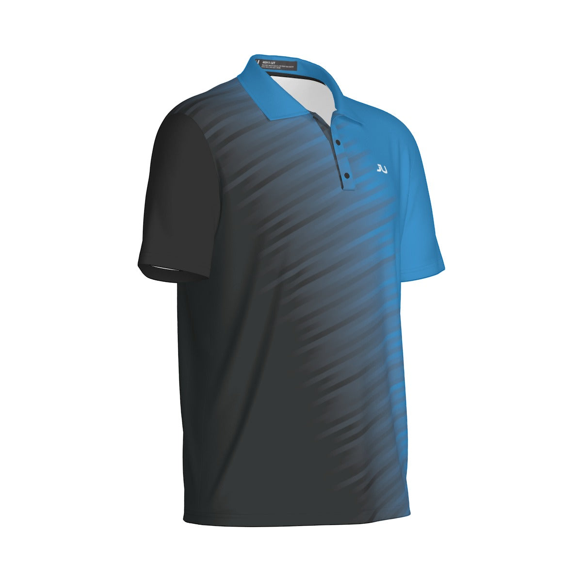 JUS Crossfade Blue Men's Polo