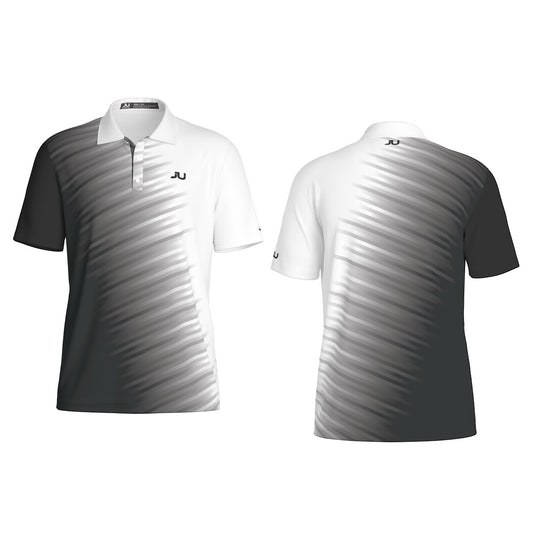 JUS Crossfade White Men's Polo