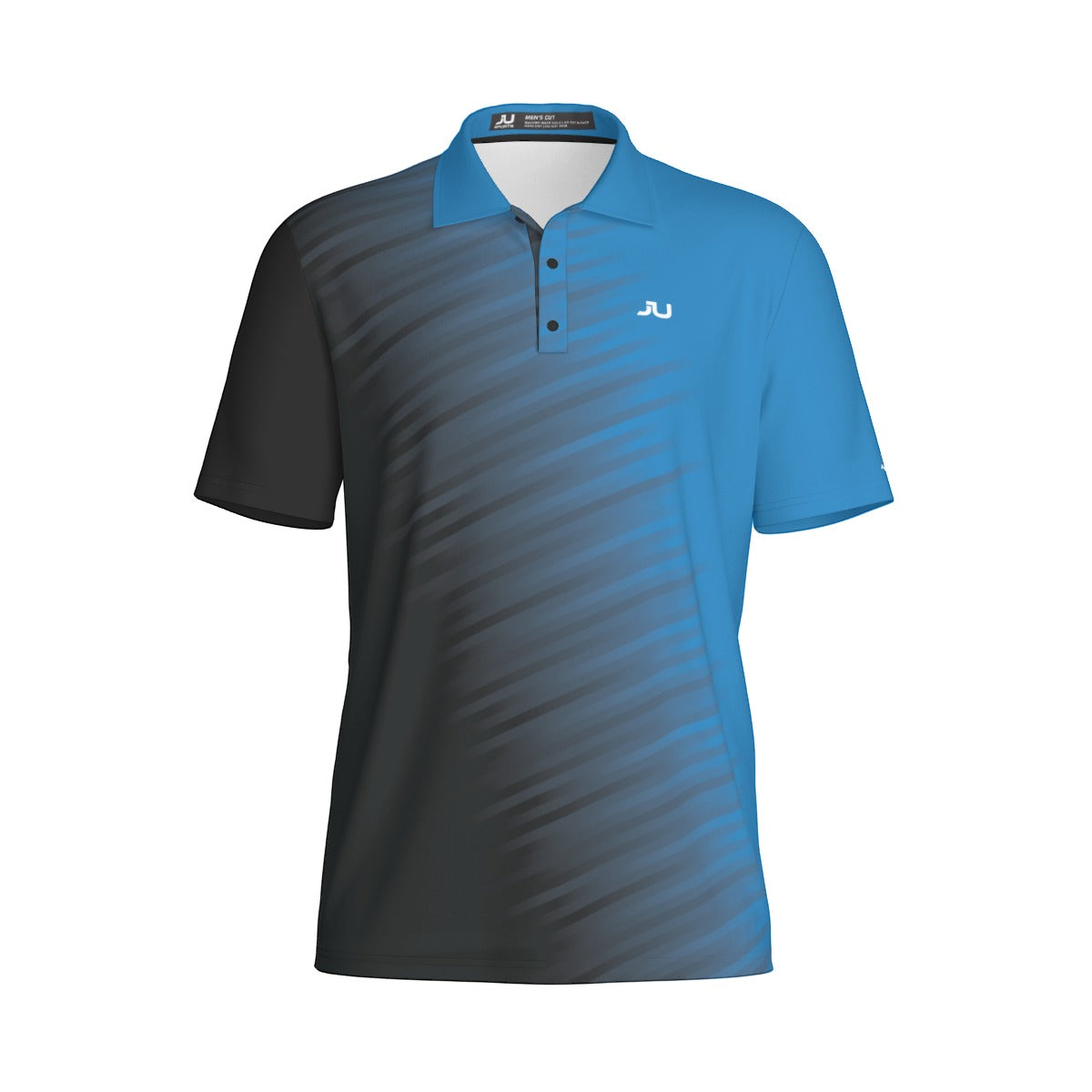 JUS Crossfade Blue Men's Polo