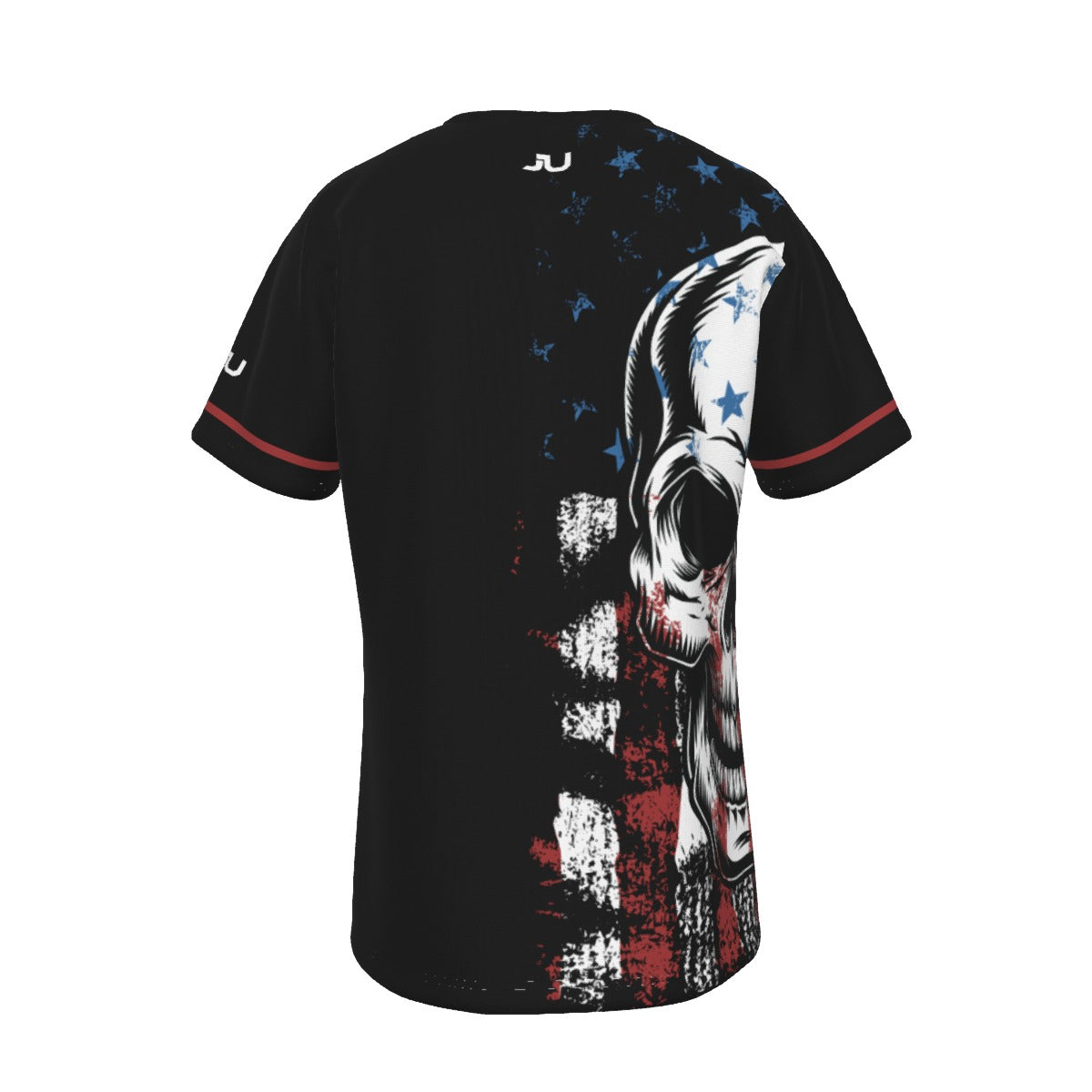 USA Skull Men's Crew Neck