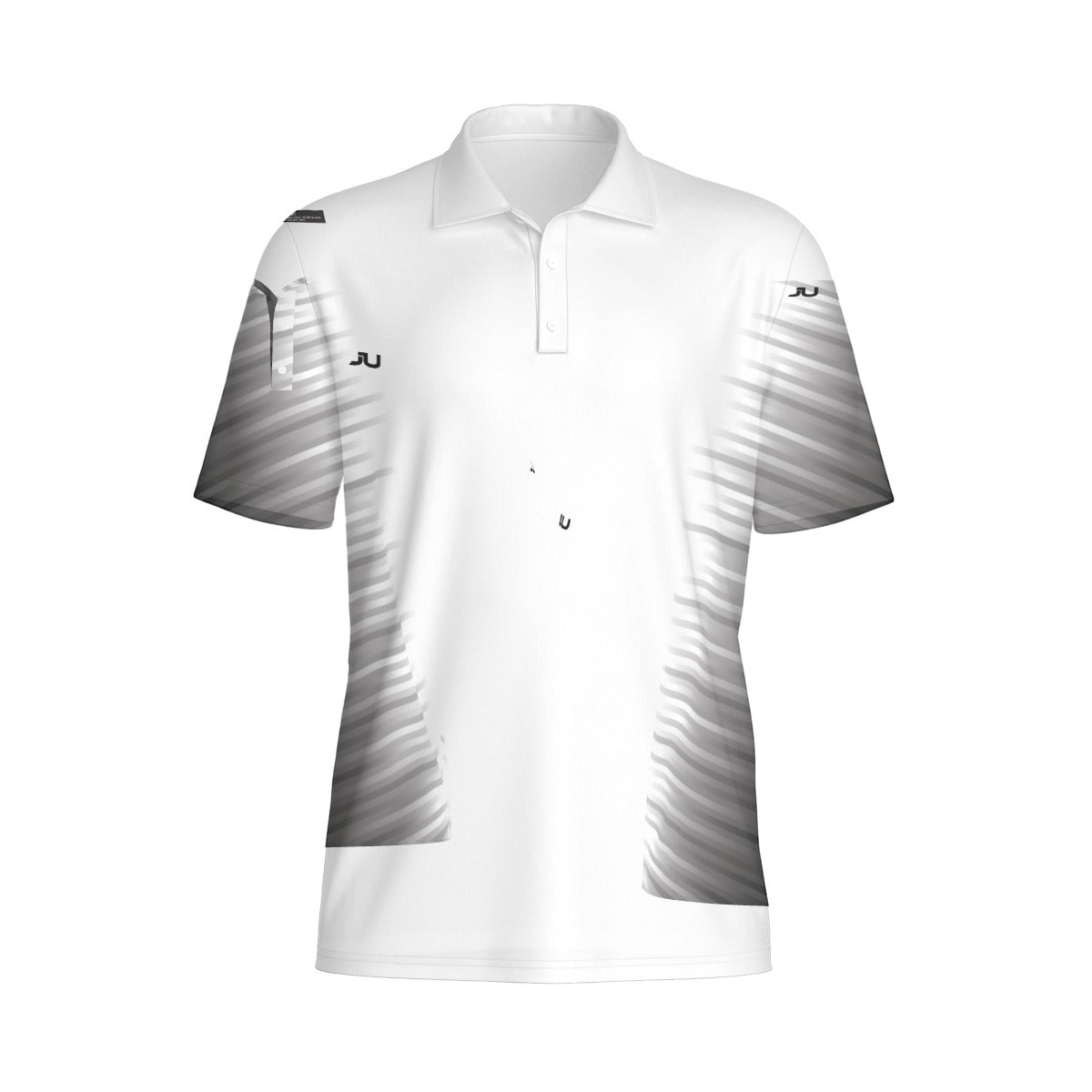 JUS Crossfade White Men's Polo