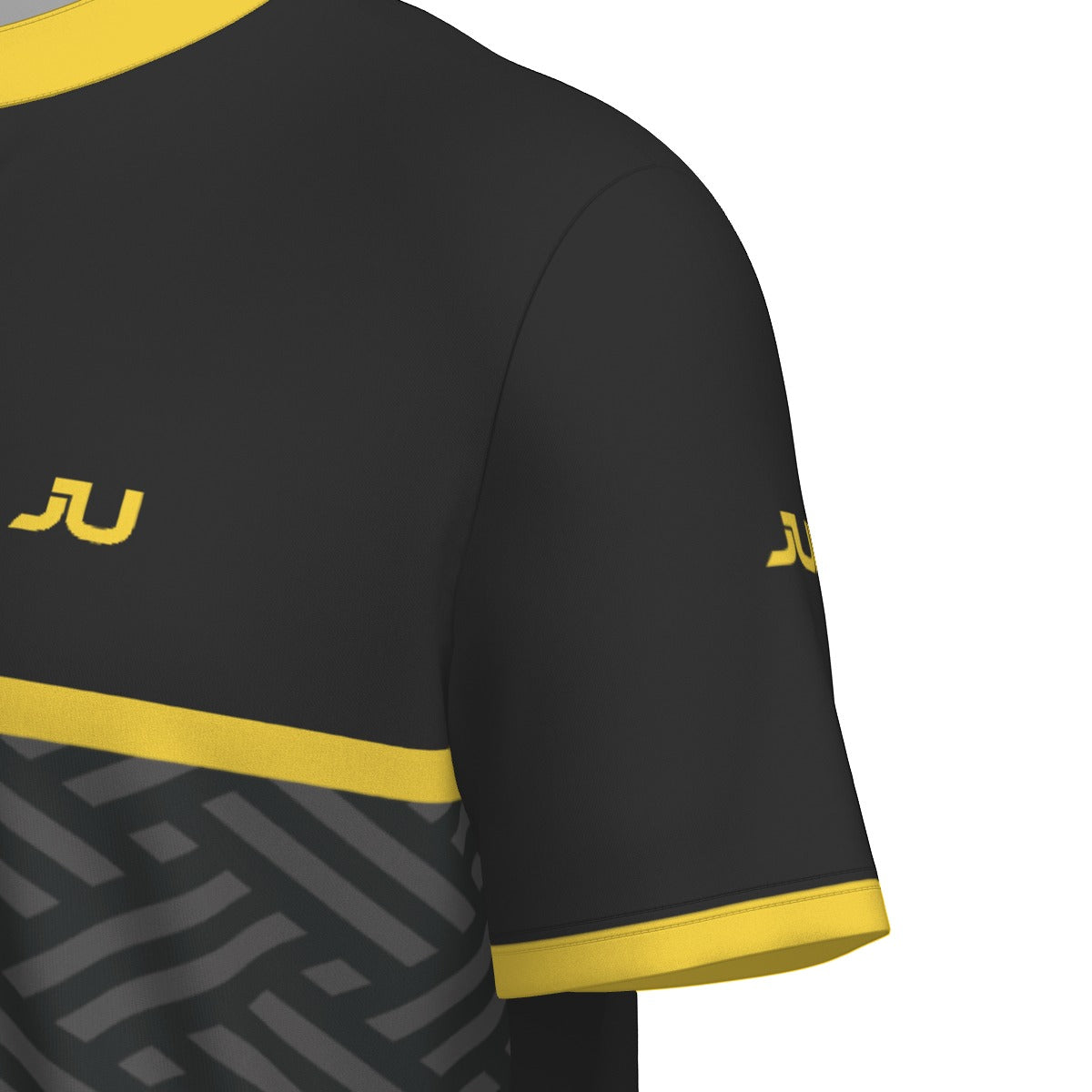 Leather Pockets Sports Collar Jersey