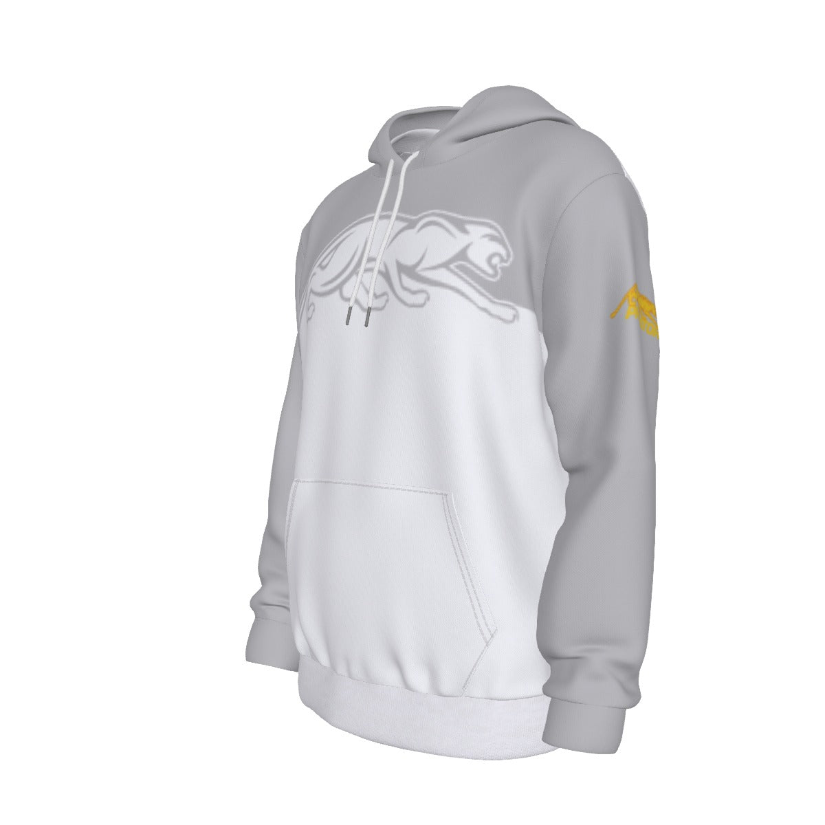 Predator Shadow Men's White/Gray Hoodie