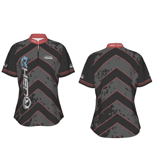 Predator Rush Women's Sport Collar Jersey - Red