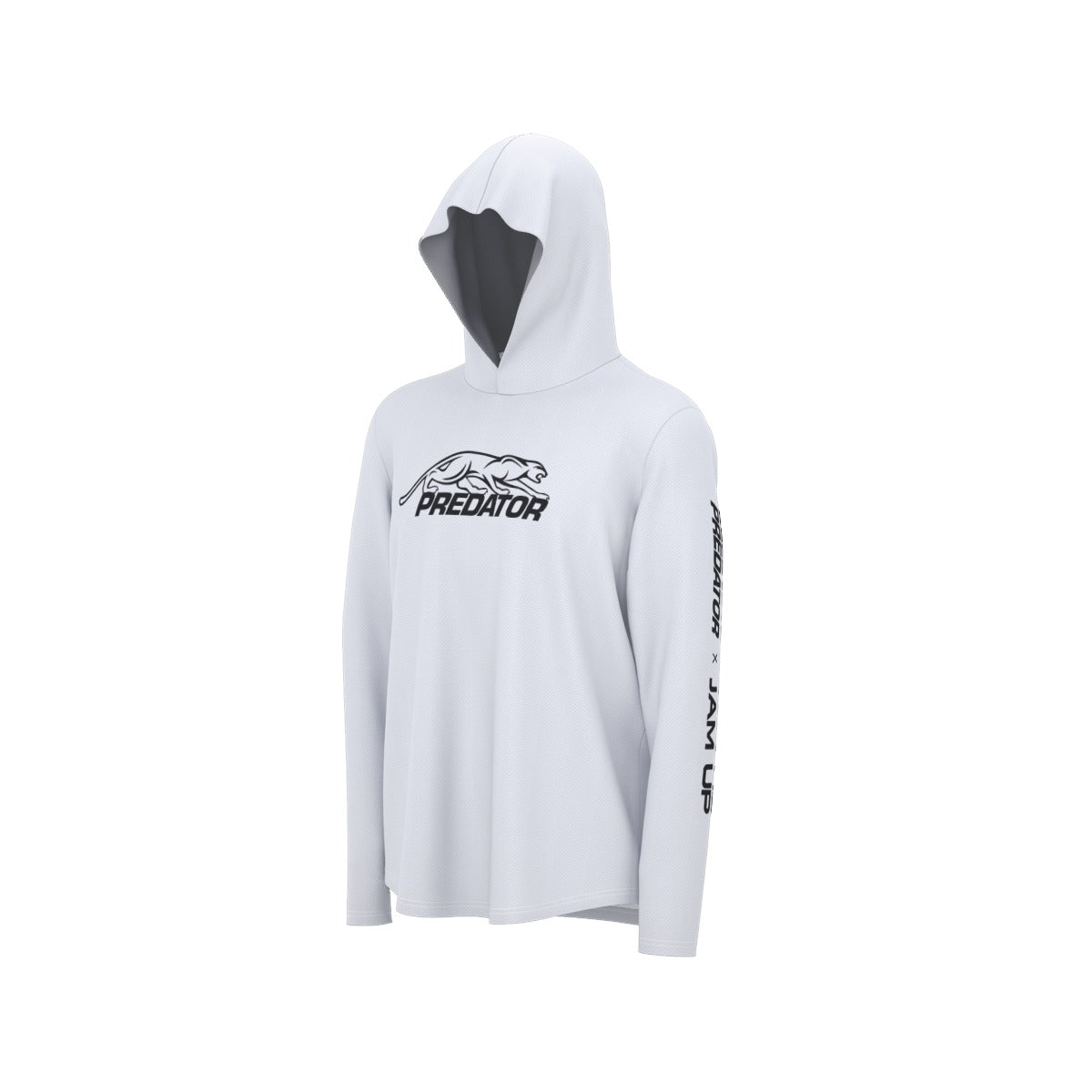 Predator White Lightweight Hooded Jersey