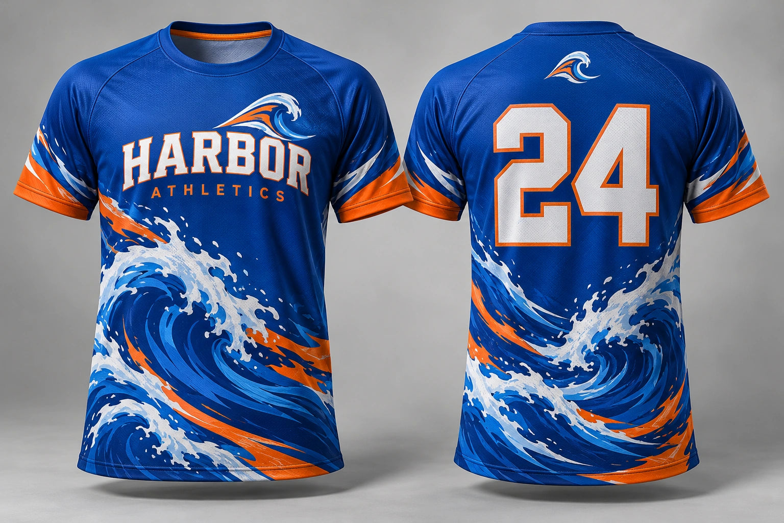 Fictional Harbor Athletics sports apparel concept